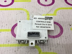 Módulo Comando de Som Renault Clio IV 1.5 90Cv de 2014 - Ref OEM :  283467937R